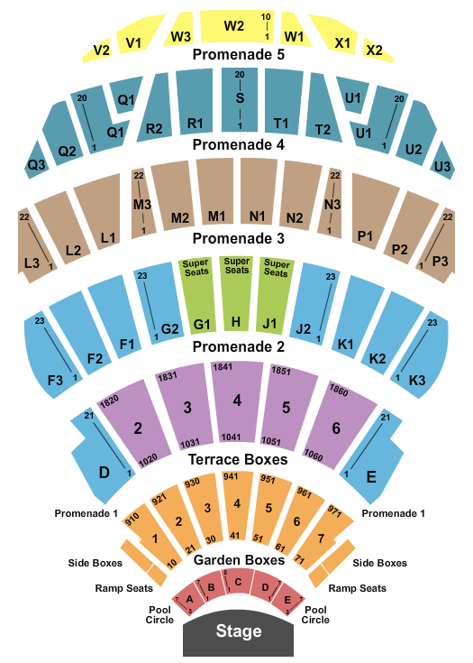 Hollywood Bowl Hugh Jackman Seating Chart